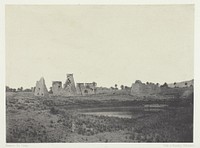 Palais de Karnak, Propylées du Sud; Thèbes by Maxime Du Camp