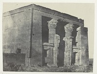 Temple De Dakkeh, Naos; Nubie by Maxime Du Camp