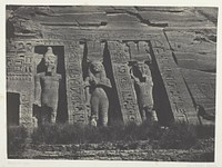 Ibsamboul, Partie Septentrionale Du Spéos D'Hathor; Nubie by Maxime Du Camp