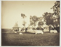 Preparation of the Emperor's Table, Camp de Châlons by Gustave Le Gray
