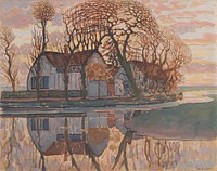 Farm near Duivendrecht by Piet Mondrian