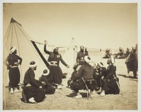 Zouave Storyteller (Le recit) by Gustave Le Gray