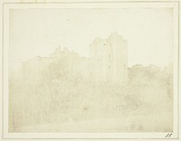 The Castle of Doune by William Henry Fox Talbot