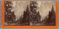 The Sentinel, 3270 feet, Yosemite Valley, Mariposa County, Cal., No. 65 from the series "Watkins' Pacific Coast" by Carleton Watkins