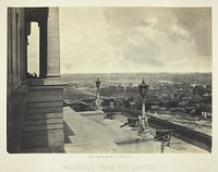 Nashville from the Capitol by George N. Barnard
