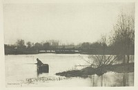 Field's Weir, Near Rye House by Peter Henry Emerson