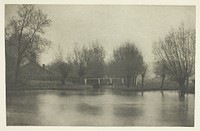 Mouth of the Old River Stort by Peter Henry Emerson