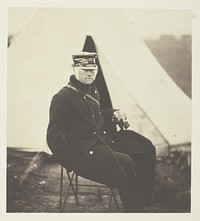Lieutenant General Sir W.J. Codrington, K.C.B. by Roger Fenton