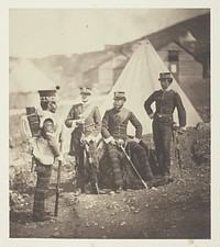 Officers of the 71st Highlanders by Roger Fenton