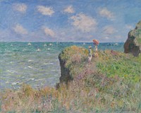 Cliff Walk at Pourville by Claude Monet