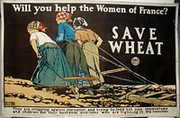 Will You Help the Women of France? by Edward Penfield