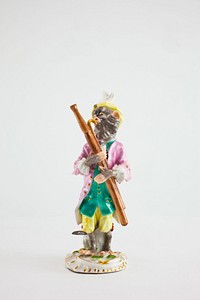 Bassoon Player for the Monkey Band by Meissen Porcelain Manufactory (Manufacturer)