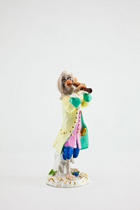 Clarinet Player for the Monkey Band by Meissen Porcelain Manufactory (Manufacturer)