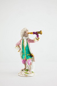 Trumpeter for the Monkey Band by Meissen Porcelain Manufactory (Manufacturer)