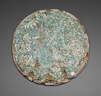 Mosaic Disk with a Mythological and Historical Scene by Mixtec