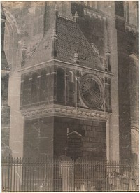 Untitled (Chartres Cathedral, Pavillon de l'horloge) by Henri Le Secq