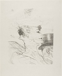 Louise Balthy, from Treize Lithographies by Henri de Toulouse-Lautrec