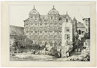 Part of the Castle at Heidelberg by Samuel Prout