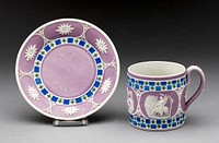 Coffee Can and Saucer by Wedgwood Manufactory (Manufacturer)
