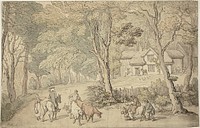 Doctor Syntax on the Road by Thomas Rowlandson