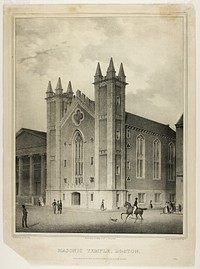 Masonic Temple, Boston by Benjamin F. Nutting