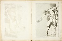 Academic Male (recto and verso), from Premier Livre de Figures d'Academies gravées en Partie par les Professeurs de l’ Académie Royale by François Boucher