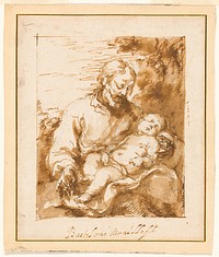 Saint Joseph and the Sleeping Christ Child by Bartolomé Estéban Murillo