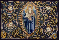 Panel Depicting Madonna and Child