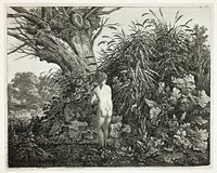 Nymph in a Marshy Woodland by Carl Wilhelm Kolbe, the elder