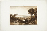 Junction of the Severn and Wye, from Liber Studiorum, no. 28 by Joseph Mallord William Turner