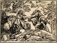 The Temptation of Christ by the Devil by Christoffel Jegher