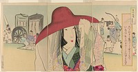 Sei Shonagon, from the series Ancient Patterns (Kodai moyo) by Kobayashi Kiyochika