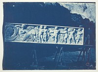 Sculptural Frieze by Cavelier, Minerva Surrounded by the Muses of the Arts by Adolphe Terris