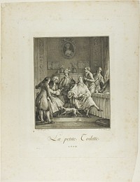 The Little Toilette, from Monument du Costume Physique et Moral de la fin du Dix-huitième siècle by Pietro Antonio Martini