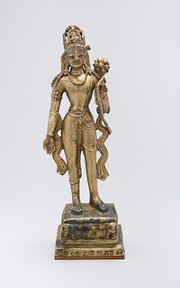 Standing Bodhisattva Avalokiteshvara Holding a Lotus Flower