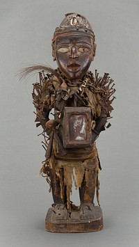 Male Figure (Nkisi Nkondi) by Vili