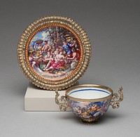 Tea Bowl and Saucer by Matthäus Baur, II
