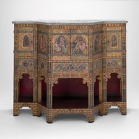 Sideboard and Wine Cabinet by William Burges (Designer)