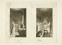 Illustration to Samuel Richardson's Clarissa by Daniel Nikolaus Chodowiecki