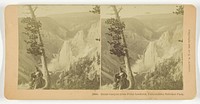 Great Canyon from Point Lookout, Yellowstone National Park by Benjamin West Kilburn