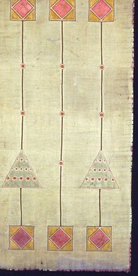 Panel (Dress or Furnishing Fabric) by Joseph Maria Olbrich