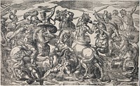 Battle of the Lapiths and Centaurs by Geronima Cagnaccia Parasole