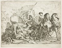 Antiochus Falling from His Chariot by Noël Hallé