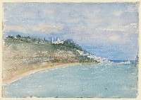 Point West of Algiers, North Africa, Travel Sketch by Daniel Hudson Burnham (Architect)