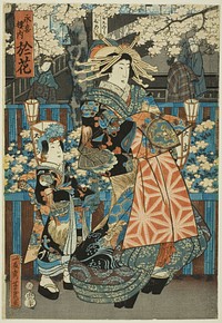 Naninani-hana of the House of Eikichi by Utagawa Yoshiiku