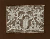 Fragment (Flounce depicting Mary, Queen of Heaven)