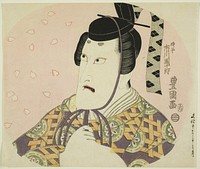 Ichikawa Danjuro VII as Fujiwara no Shihei (Tokihira, Minister of the Left), in Ume Sakura Aioi-zoshi by Utagawa Toyokuni I