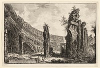 Interior view of the Colosseum, from Views of Rome by Giovanni Battista Piranesi