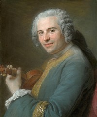 Portrait of Jean-Joseph Cassanéa de Mondonville by Maurice Quentin de Latour