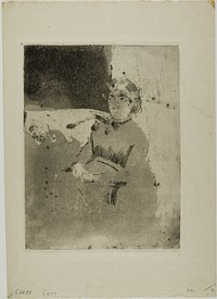 The Corner of the Sofa (No. 1) by Mary Cassatt